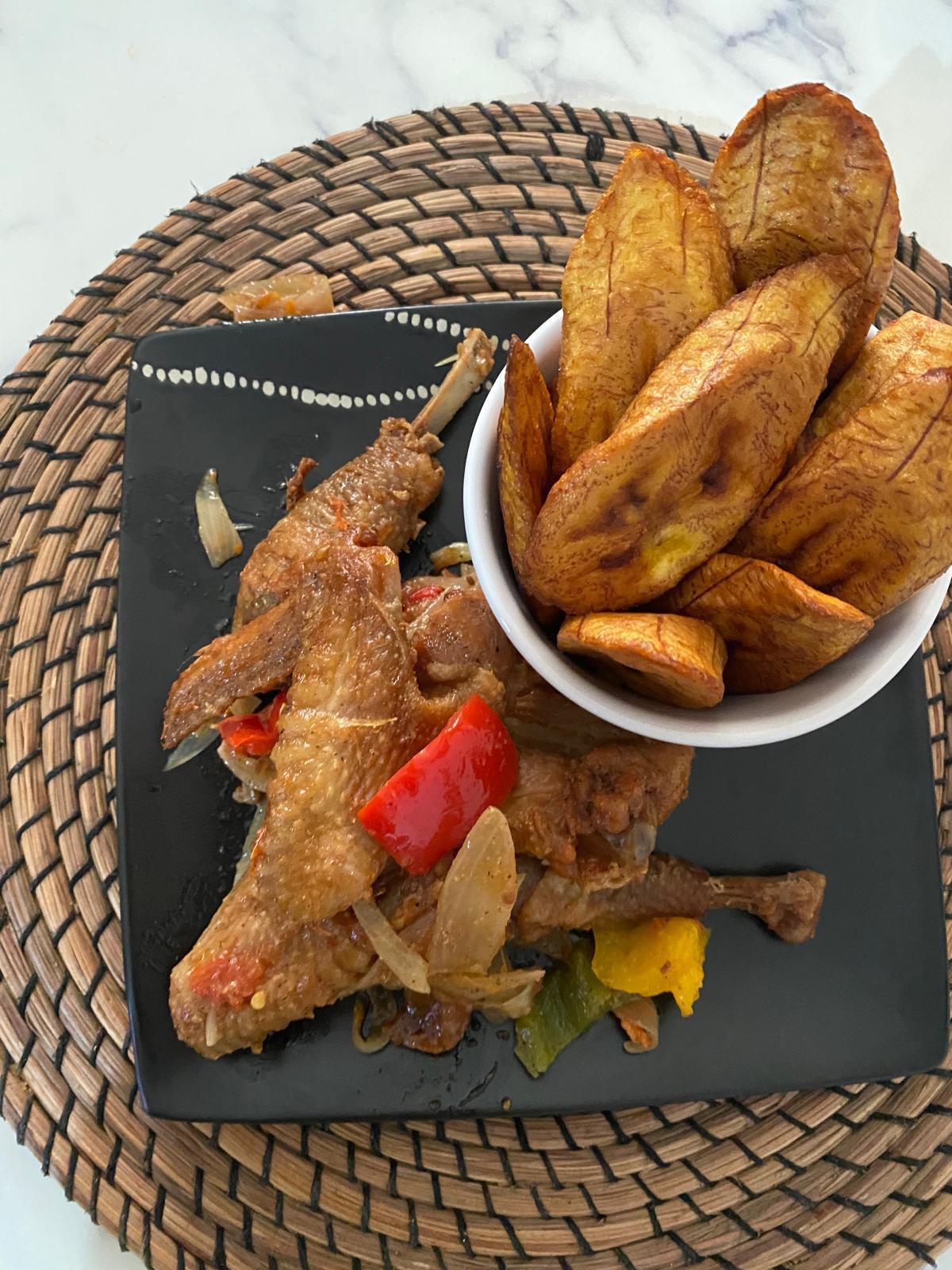 Chicken and plantain