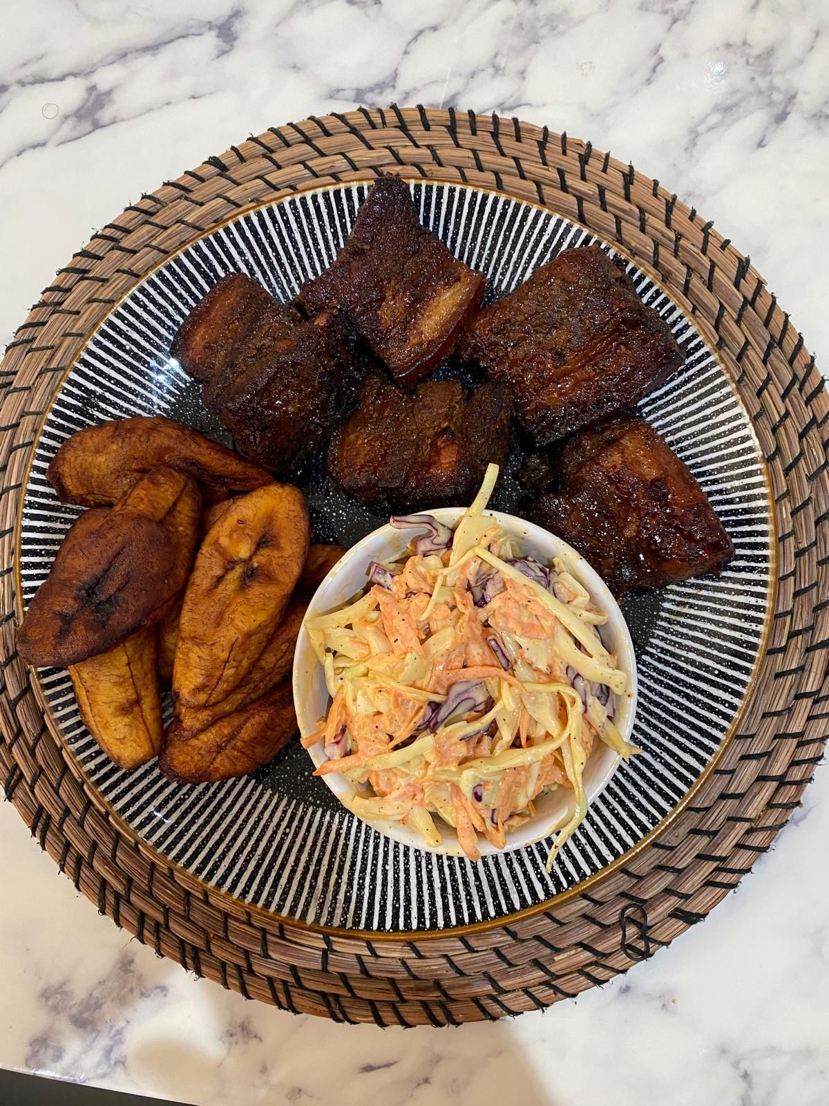 Jerk pork & plaintain